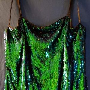 Green Sequin Dress
